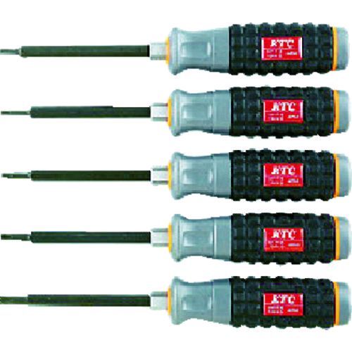 【即納在庫品】「直送」KTC 京都機械工具 工具 TD1T5 樹脂柄T型トルクスドライバセット 5本組 TD-1T5
