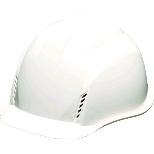 【即納在庫品】「直送」TRUSCO TD-HB-FV-W 遮熱ヘルメット“涼帽”　通気孔付　白TDHBFVW
