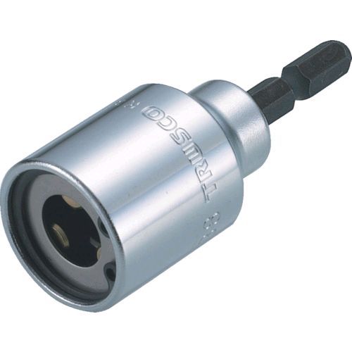 【特長】●全ねじボルト専用です。●全ねじボルトをくわえて回します。●6角シャンク部（6.35mm）は圧入式で強力です。【用途】●建設工事・電設工事に最適。【仕様】●軸寸法(mm)：6.35●全長(mm)：70●適用ねじ径：W1/2【仕様2】●φD(mm)：23●l(mm)：24.2●18Vインパクト対応【材質／仕上】●クロムバナジウム鋼(SCRV4)【原産国】日本