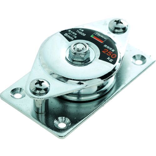 【即納在庫品】「直送」TRUSCO TH50B 固定滑車よこ型一車 ベアリング入り ベアリング入り1948937 194-8..