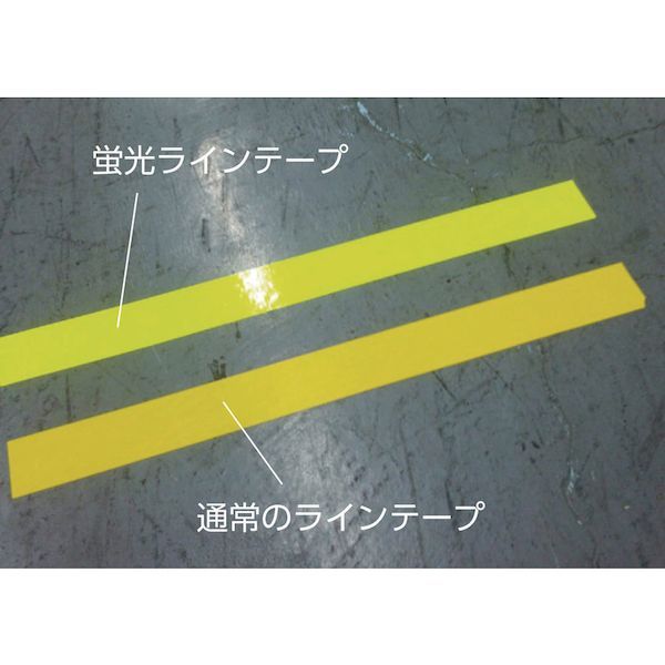 【即納在庫品】「直送」トラスコ TRUSCO TLK-2533P 蛍光ラインテープ25mmx33m　ピ...