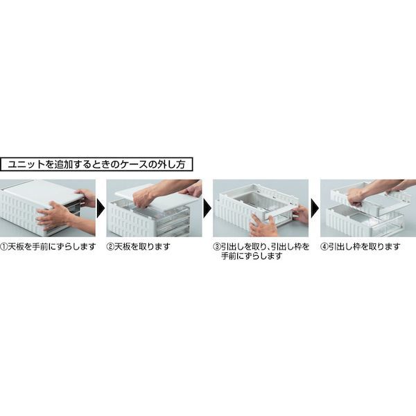 【即納在庫品】「直送」トラスコ中山 TRUSCO TOA4-S5W1 レターケース 引き出しA4浅...