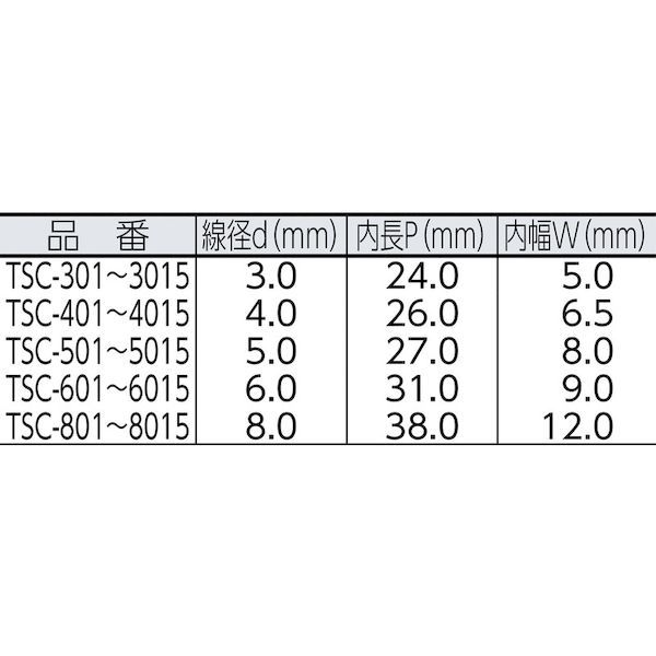 【即納在庫品】「直送」トラスコ中山 TRUSCO TSC-303 ステンレスカットチェーン 3．0mmX3m 1本＝1袋 TSC303