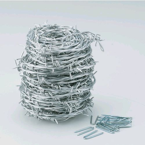 【即納在庫品】「直送」トラスコ中山 TRUSCO TUW-20-100 有刺鉄線 溶融亜鉛メッキ 1．9mmX100m TUW2010..