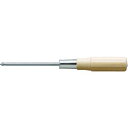 【即納在庫品】「直送」トラスコ中山 TRUSCO TWKD4200 木柄貫通ドライバー 刃先+4 200mm 449-9531 TWKD-4-200 49899...