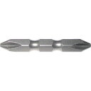 【即納在庫品】「直送」近江精機 近江 V21W245 両頭ドライバービット 六角6.35mm 溝13差込 刃先+2 全長45mm 406-1951 六角6.35...