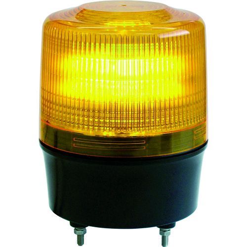 日恵製作所メーカーお問い合わせ：06-6908-6930【特長】●高輝度LEDを効率よく照射する配列になっています。●グローブにフレネルレンズを設けた構造により視認光の面積を高める設計となっています。【用途】●周辺への注意喚起。【仕様】●色：黄●幅(mm)：120●奥行(mm)：120●高さ(mm)：155●電源(V)：AC100●消費電力(W)：5.0【仕様2】●モータレスLED●回転タイプ●ワイド電源(〜WR、〜WY)●取付ビスはステンレスを使用●欧州RoHS指令対応品　100〜200Vのワイド電源仕様【材質／仕上】●グローブ:アクリル●ボディー:ABS【原産国】日本