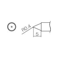 【即納在庫品】「直送」HAKKO 白光 ハッコー T12-B4 こて先 0．4B型 T12B4 294-5843