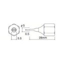 白光 A1308 ノズル/ヘラ型 0.5MMX4MM A-1308