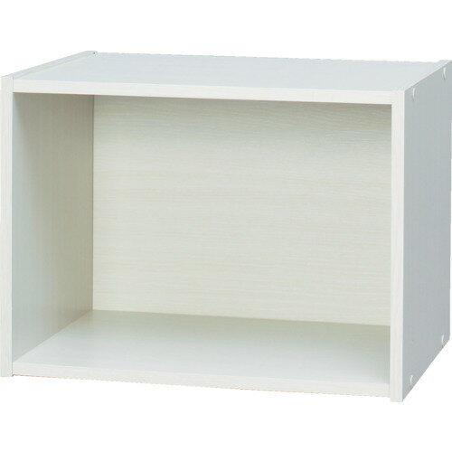 【即納在庫品】「直送」IRIS CX1OW 264847 CBボックス CX−1 オフホワイト アイリスオーヤマ CX-1-OW 264847 カラーボックス 4905009994229 1段