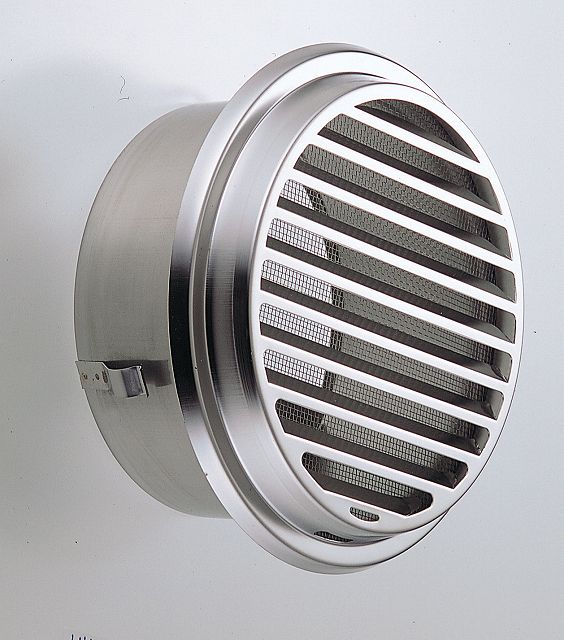 宇佐美工業メーカーお問い合わせ：0256-92-6515【商品説明】宇佐美工業　UK-SSN100S-DK　丸型ガラリ