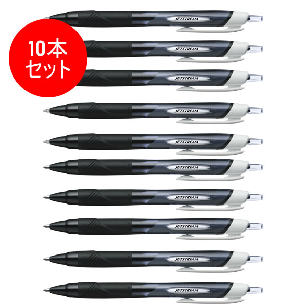 【10本セット】三菱鉛筆／油性ボールペン　ジェットストリーム スタンダード 1.0mm 黒 10本入（SXN15010.24）（SXN-150-10.24） uni