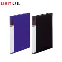 【全2色・B4-S・20ポケット】LIHIT LAB.(リヒトラブ)/クリヤーブック・ルポ(N-4604)丈夫でスリムなポケット交換式ファイル