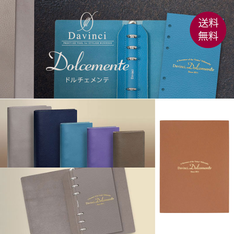 ダ・ヴィンチ 手帳 【送料無料・A5サイズ】レイメイ藤井／Davinci ダ・ヴィンチ ドルチェメンテES システム手帳 A5サイズ 15mm（DSA109）Raymay Fujii