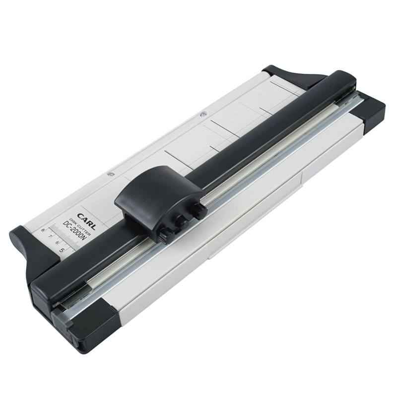 【送料無料】カール/ディスクカッター・スリム A4 10枚(DC-2000N)板面が折りたためる軽量モデルのスライド式裁断機 CARL