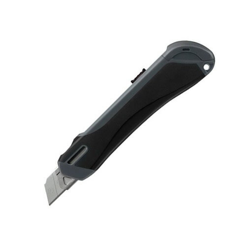 KOKUYO／安心構造カッターナイフ＜フレーヌ＞　HA-S200D　黒　大型　オートロック機能付き　フッ素加工..