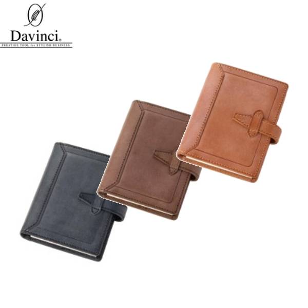 レイメイ藤井／システム手帳 本革ダ・ヴィンチ ロロマミニメモ A7（DM1371）raymay Davinci