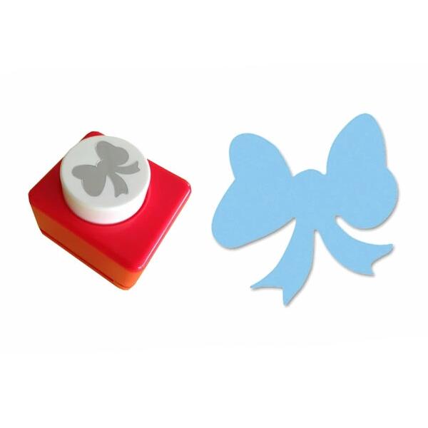 カール／ミドルサイズ　クラフトパンチ（CP-2リボン）　複雑な絵柄を簡単に抜くことができる紙専用のパ..