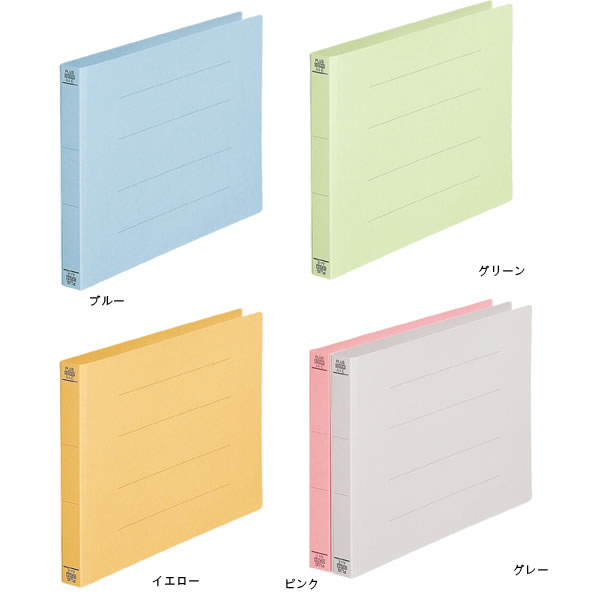 樂天商城 - 【5冊・10冊セット】【A4-E・全5色】プラス／フラットファイル 厚とじ (No.022NW・78-28) A4 横型 丈夫で使いやすい、しかもエコ。 PLUS