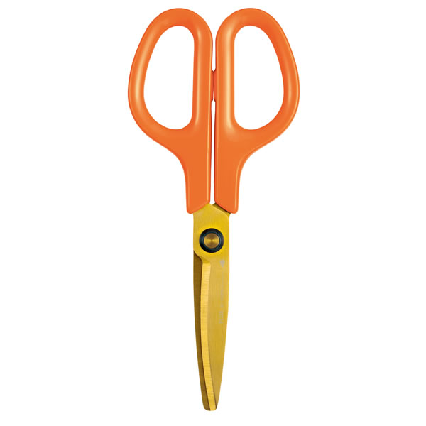 【はさみ】プラス/フィットカットカーブ 洗えるチタン(ST-175STW・34-554)キャロットオレンジ 左右対称 食材がモチーフのキュートな5色 まるごと洗...