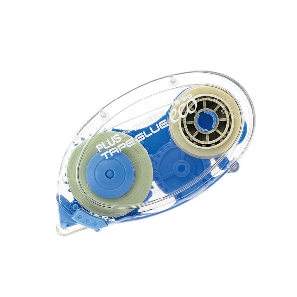 Paste - プラス／テープのり　テープグルーエコ（TG-310・37-383）　834mm×10m　捨てる部分が少ないエコロジーなテープのり／PLUS