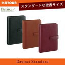 【聖書サイズ】レイメイ藤井／Davinci　ダヴィンチ スーパーロイスレザー システム手帳 スタンダード DB3005 ダ・ヴィンチ（リング24mm）バイブルサイズ