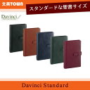 【聖書サイズ】レイメイ藤井／Davinci ダヴィンチ スーパーロイスレザー システム手帳 スタンダード DB3006 ダ ヴィンチ（リング15mm）バイブルサイズ