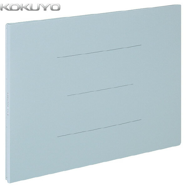 樂天商城 - 【B4横型】KOKUYO／ガバットファイル(紙製)　フ-99B　青　2穴　1000枚収容　書類が10cm厚までとじられる　コクヨ