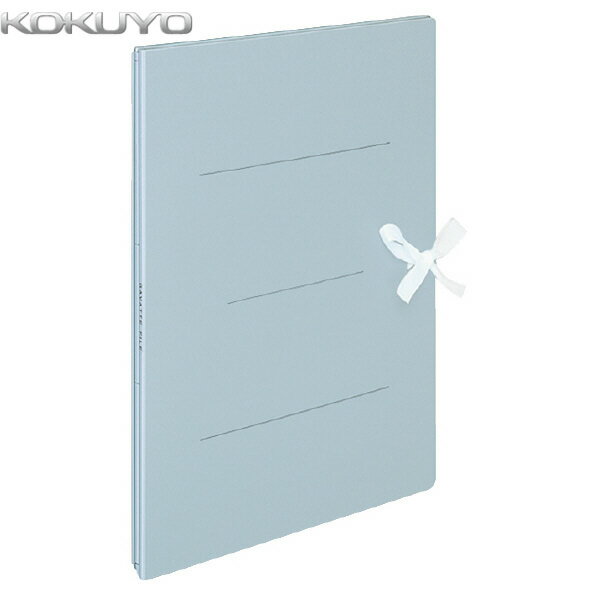 樂天商城 - 【A4縦型・ひもつき】KOKUYO／ガバットファイル(紙製)　フ-H90B　青　2穴　1000枚収容　書類が10cm厚までとじられる　コクヨ