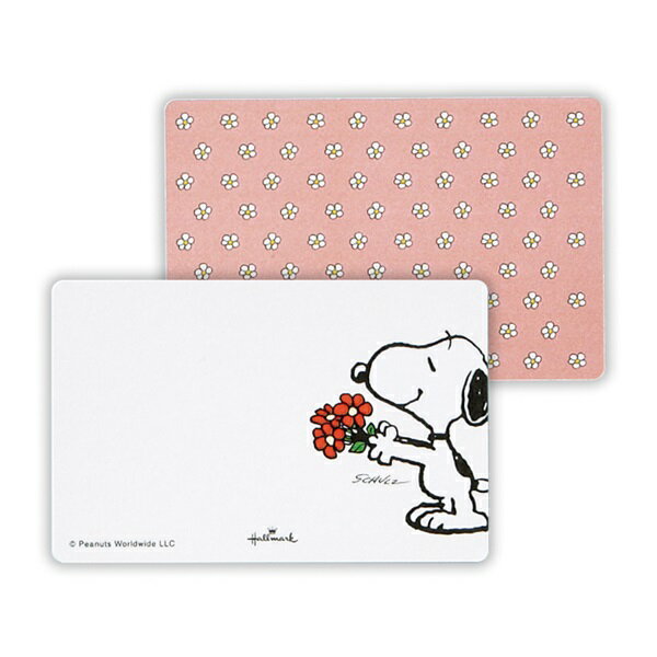 日本ホールマーク　ミニメッセージカード　スヌーピー