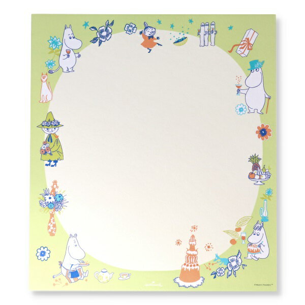 日本ホールマーク　色紙　ムーミン