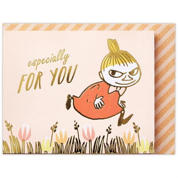 日本ホールマーク バースディ/立体ミニカード ムーミン フラワーフォー・ユー