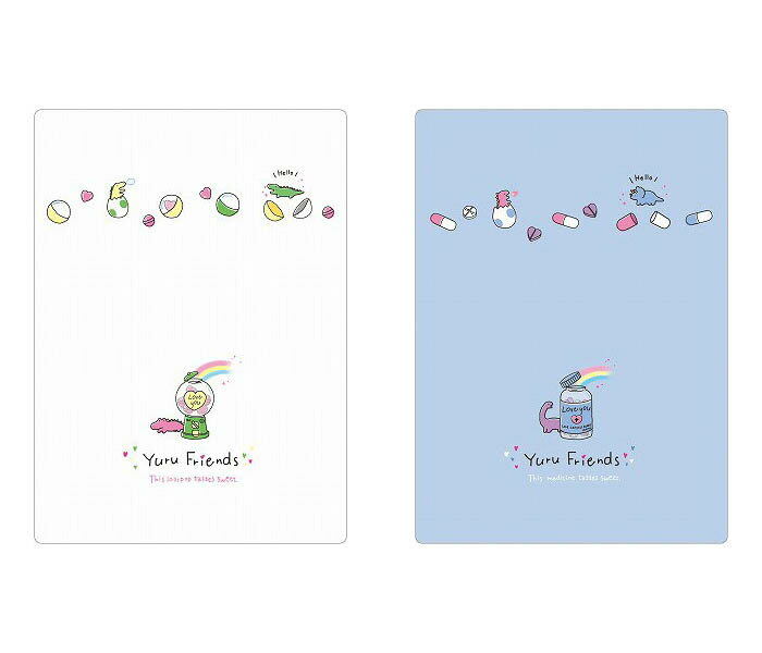 クーリア　リバーシブル下敷きB5　らぶゆーふれんず