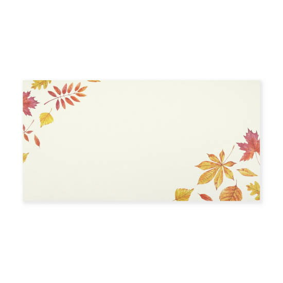 フロンティア　便箋　落葉時雨