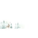 フロンティア 封筒 雪の森