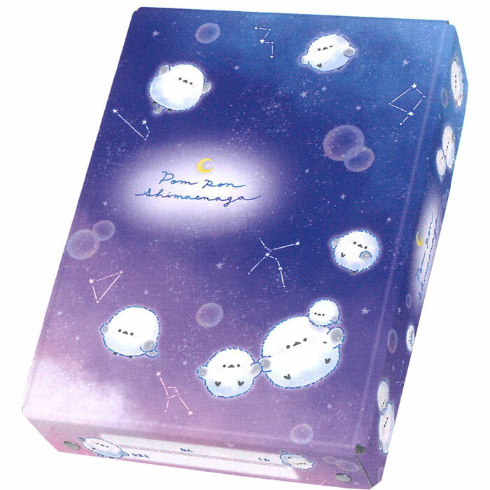 カミオジャパン　お道具箱　ぽんぽんシマエナガ