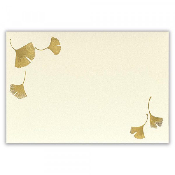 エヌビー 秋柄封筒 オータムギフト 銀杏