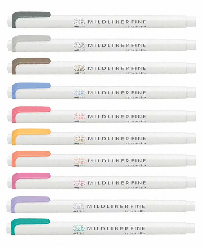 ゼブラ蛍光ペン　ラインマーカー MILD LINER FINE マイルドライナーファイン　★数量限定販売★のサムネイル