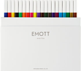 三菱鉛筆　水性サインペン　『EMOTT（エモット）』　40色セット