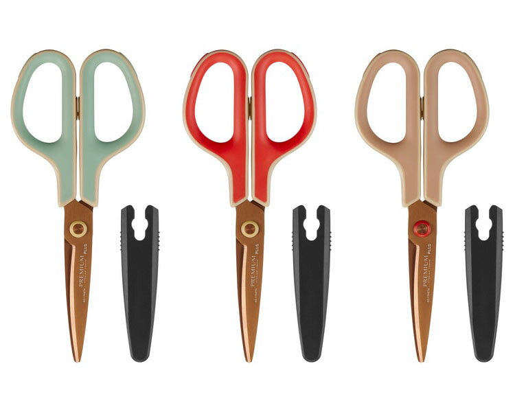 プラス　ハサミ　フィットカットカーブ プレミアムチタン　限定レトロカラー　★数量限定販売★