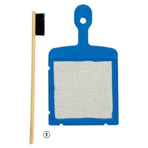 【ゆうパケット対応可】ぼかしブラシ　ハブラシ型（10本） 【サンエス】