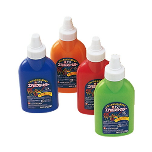 工作ポスターカラー 260ml　くろ 871307【サクラクレパス】