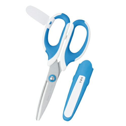 【ゆうパケット対応可】メガサク 学童はさみ 青 SK-312-B【ソニック】