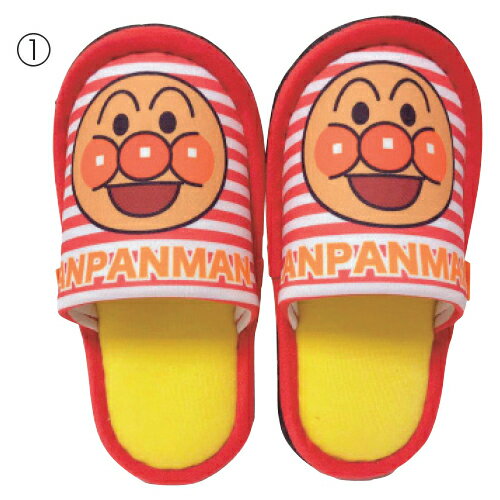 外縫いプリントドキンちゃんピンク240223【ニッポンスリッパ】