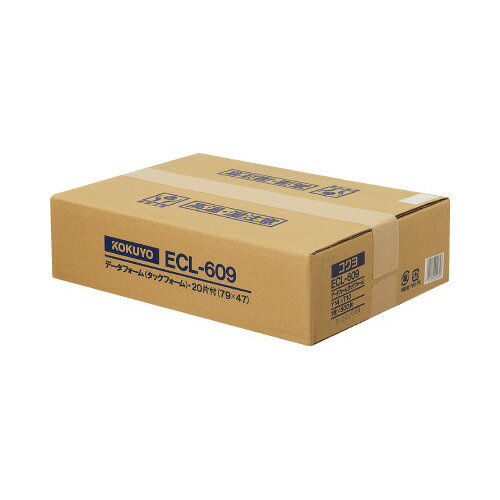 連続伝票用紙<タックフォーム>500枚 Y14XT10 20片 ECL-609【コクヨ】
