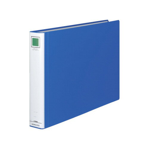 チューブファイル＜エコツインR＞　E型　A3横　40ミリとじ　2穴　青 フ-RT643B【コクヨ】