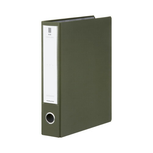 チューブファイル＜NEOS＞A4縦　50mmとじ2穴　オリーブグリーンフ-NE650DG【コクヨ】