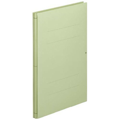 背幅が伸びるファイル　A4縦　グリーン　30冊入4139-5530【カウネット】