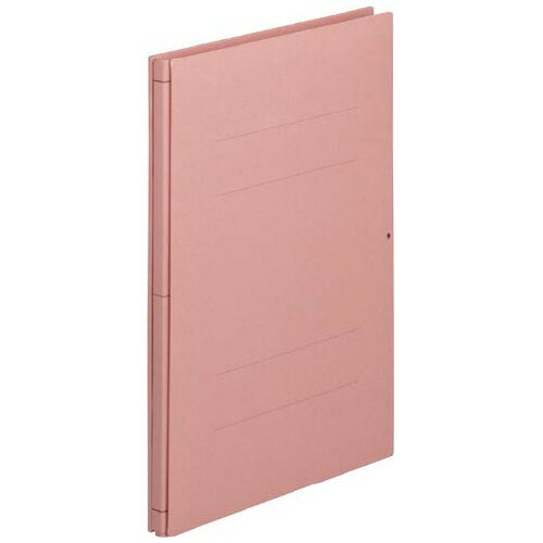 背幅が伸びるファイル　A4縦　ピンク　10冊入4139-4014【カウネット】