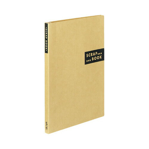 スクラップブックS（スパイラルとじ）　A4縦　茶 ラ-410S【コクヨ】